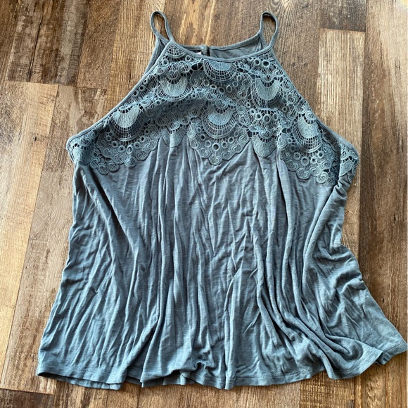 NWOT Maurice’s Crochet Halter Neck Tank Top - Picture 1 of 13